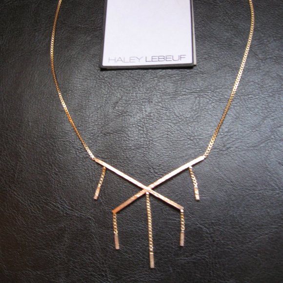 Haley Lebeuf Gold Filled Shoal Creek Necklace with Fringe - Picture 1 of 5